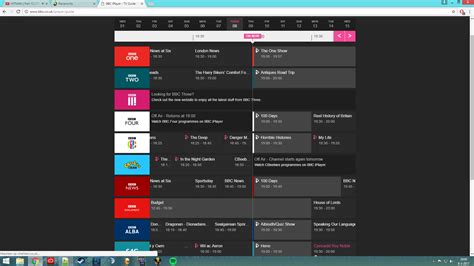 bbc1 tv schedule